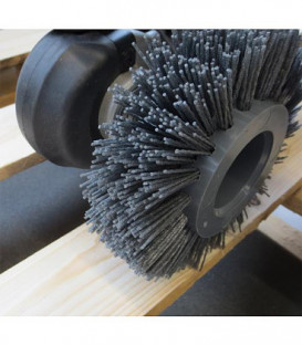 Brossse ronde diam. 70mm avec tige 6mm brosse abrasive SIC K 120