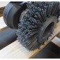 Brossse ronde diam. 70mm avec tige 6mm brosse abrasive SIC K 120