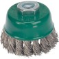 Brosse tressee Fil en inox 0,50 mm 65 mm x M 14 x 2,0