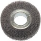 Brosse ronde Fil d'acier ondule 0,30 mm 178 mm, 23 - 25 mm de large