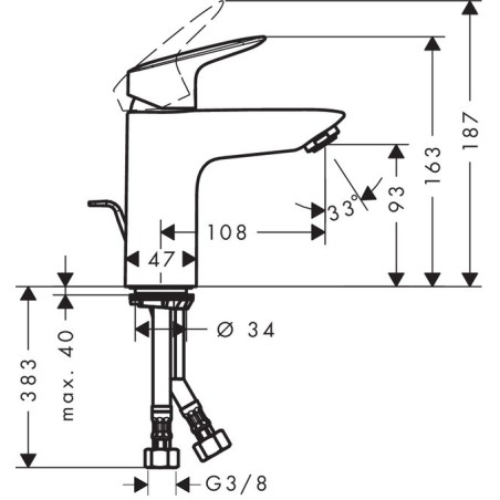 Mitigeur Lavabo Logis 100