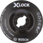 Disque d'appui BOSCH® medium ac insert X - Lock diam. 125 mm