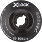 Disque d'appui BOSCH® soft ac insert X - Lock diam. 115 mm