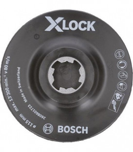 Bloc d'accrochage BOSCH® ac Center PIN et X - Lock insert diam. 125 mm