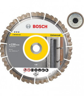 Meule tronconneuse diamant BOSCH D : 230 x 22,2 x 2,6mm avec SDS-Clic ecrou a serrage rapide