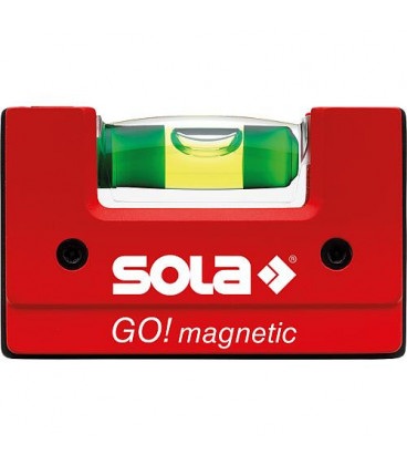 Niveau a bulle-compact Sola Go Magnetic Lxlxh  :  68x21x42mm