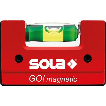 Niveau a bulle-compact Sola Go Magnetic Lxlxh  :  68x21x42mm