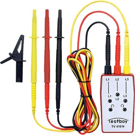 Indicateur de phase Testboy TV 410 N 60 - 400V AC