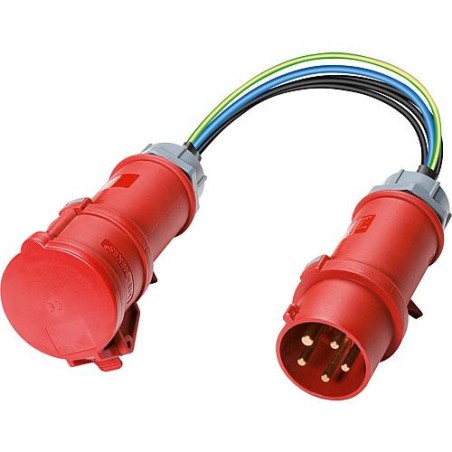 Adaptateur de mesure pour Benning CM 9, 32A, accouplement CEE prise CEE