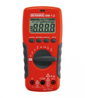 Multimetre numerique Benning MM 1-2, avec capteur de volt sans contact Ref.Nr.044082