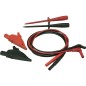 Kit de cable de mesure - securite 4mm silicone 6 pieces BENNING TA2