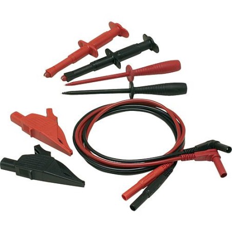 Kit de cable de mesure - securite 4mm silicone 8 pieces BENNING TA3