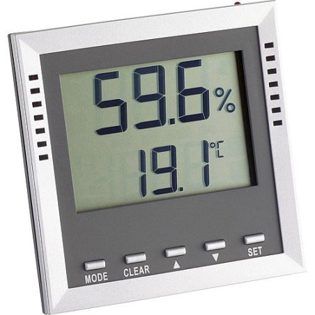 Appareil de mesure de température et d´humidité avec alarme et LED TA100