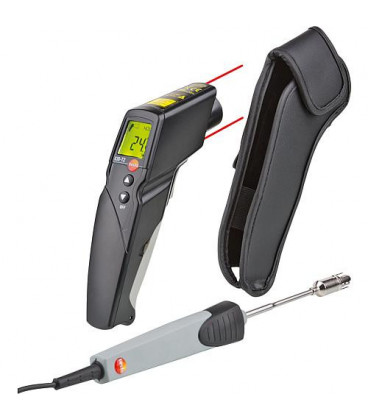Thermometre infrarouge Testo 830-T2 Set avec capteur de surface et etui de protection en cuir