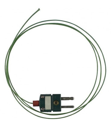 Sonde thermocouple isole avec fibre de verre