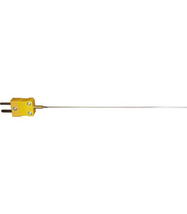 Sonde d'immersion, 230 x 3,0 mm pliable, sans cable -200°C...+1100°C