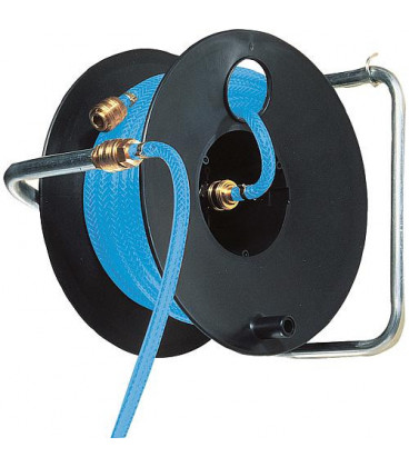 Tambour de flexible a air comprime Type Profi jusqu' a 15b pression diam. tuyau 9/15 mm, longuer  :  20 m