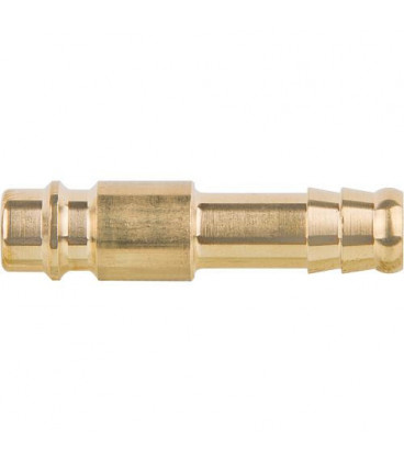 Embout pour air comprimé laiton embout cannelé male x clip male 9mm - type 26