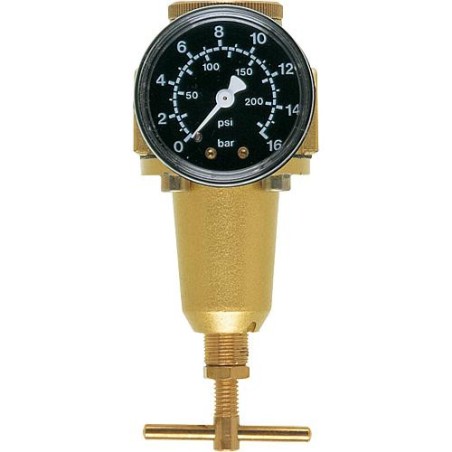 Pressostat pneumatique G1/4 + G3/8 Plage de reglage/bareme 0,5 - 16/25 Debit 1.000 l/min