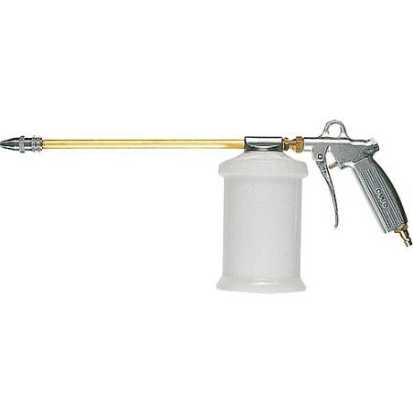 Pistolet pulverisateur avec gobelet en plasitque 0,7 l tube de pulverisation droit