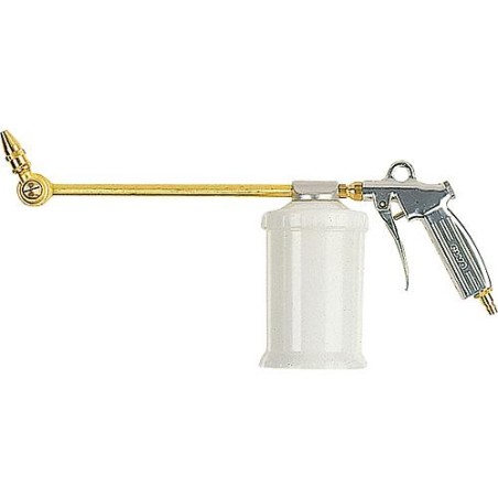 Pistolet pulverisateur avec gobelet en plasitque 0,7 l tube de pulverisation orientable