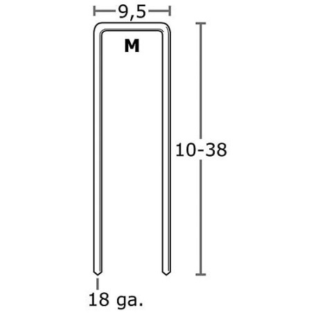 Agrafe 28 mm zingué CP Sencote, 5500 pcs