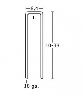 Agrafe 32 mm zingué CP Sencote, 5000 pcs