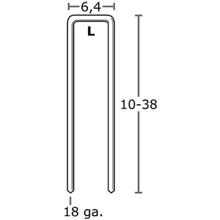 Agrafe 32 mm zingué CP Sencote, 5000 pcs