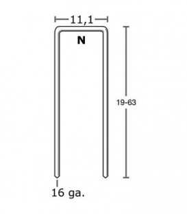 Agrafe 32 mm zingué CP Sencote, 5000 pcs