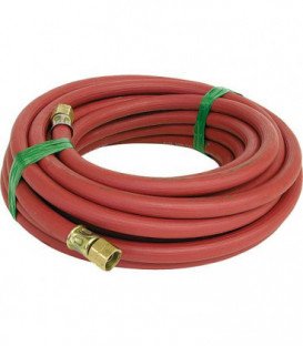 Tuyau souple Acetylene, 10m long raccord R 3/8L x R 3/8 L 6,0 x 3,5 mm