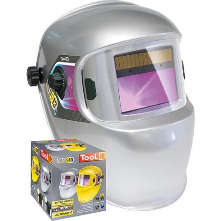 casque de protection soudure LCD Promax 9/13G, argent
