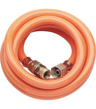 Tuyau gaz propane 3000 mm 3/8" L, avec raccord pour tuyau souple