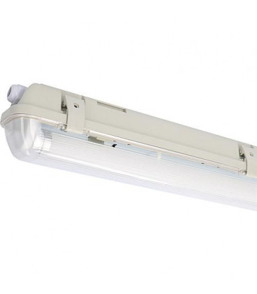 Eclairage LED piece humide baignoire, 2 x 20,5W, 6200lm 4000K, KVG/VVG, 1500mm