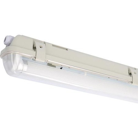 Eclairage LED piece humide baignoire, 2 x 20,5W, 6200lm 4000K, KVG/VVG, 1500mm