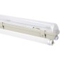 Eclairage LED piece humide baignoire, 2 x 20,5W, 6200lm 4000K, KVG/VVG, 1500mm