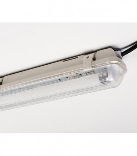 Eclairage LED piece humide baignoire, 2 x 20,5W, 6200lm 4000K, KVG/VVG, 1500mm