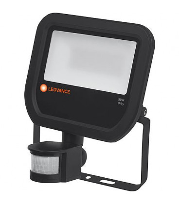 Projecteur LED Ledvance Floodlight 20W, 4000K, IP65,noir avec detecteur de mouvement