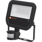 Projecteur LED Ledvance Floodlight 20W, 4000K, IP65,noir avec detecteur de mouvement