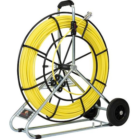 Tire-cable RUNPOTEC tige fibre de verre 120 m, diam. 730 mm