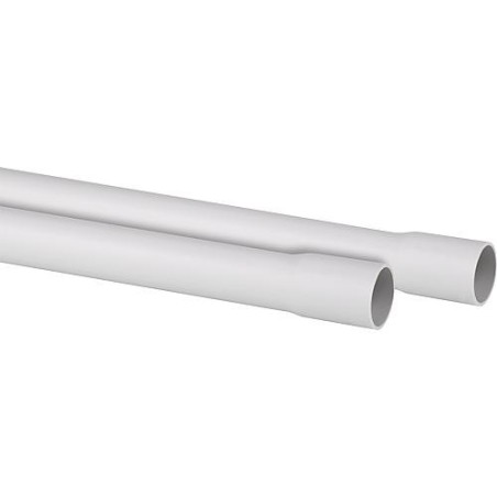 Tube en plastique, gris DN16 (13,7 mm), (GIBO a 72) emballage  :  37 x 2 m