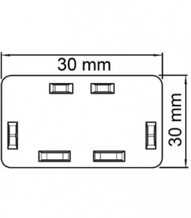 Embout blanc Type WDK/HE 30030 / 1 pc