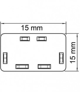 Embout blanc Type WDK/HE 15015 / 1pc