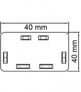 Embout blanc Type WDK/HE 40040 / 1 pc