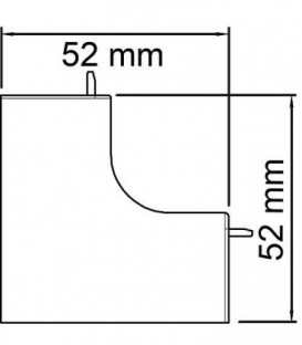 Couvercle angle interieur gris clair type WDK/Hi 30045 / 1 pc