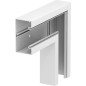 Angle plat blanc Type GK-F70130RW / 1 pc