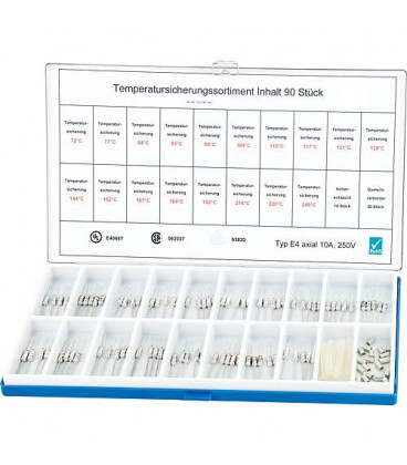 assortiment limiteur T°C axial, 90 pcs