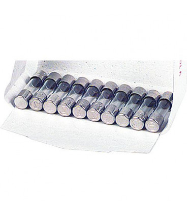 Fusible pour courant faible a action semi-retardee (5x20mm) 0,315 A 10 pieces