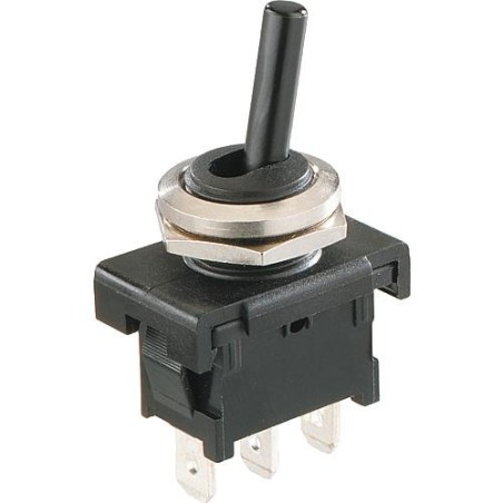 Mini interrupteur a bascule Prise de courant embrochable 4 8 mm 1 pole Um