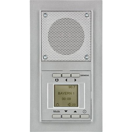 Radio encastrée Alu metallique type de protection IP 20 1pc