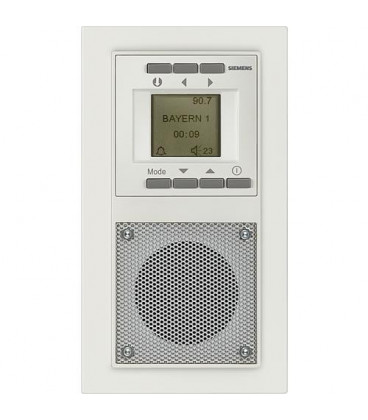 Radio encastrée blanc titan type de protection IP20 1 pc
